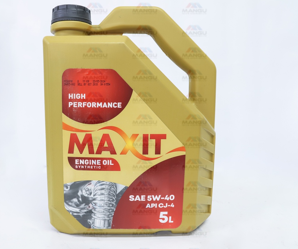 MAXIT ENGINE OIL 5W-40 CJ-4/SG - 5 LT